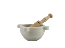 Load image into Gallery viewer, Mortero mármol blanco tradicional - elmortero