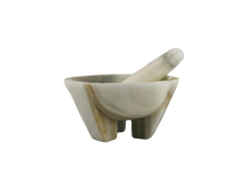 Load image into Gallery viewer, Molcajete azteca blanco - elmortero