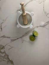 Cargar imagen en el visor de la galería, Mortero mármol blanco tradicional - elmortero
