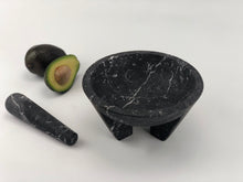 Cargar imagen en el visor de la galería, Molcajete Azteca negro - elmortero
